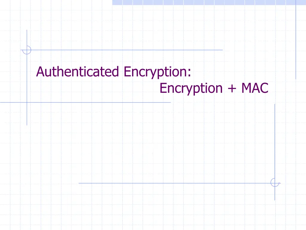 authenticated encryption encryption mac