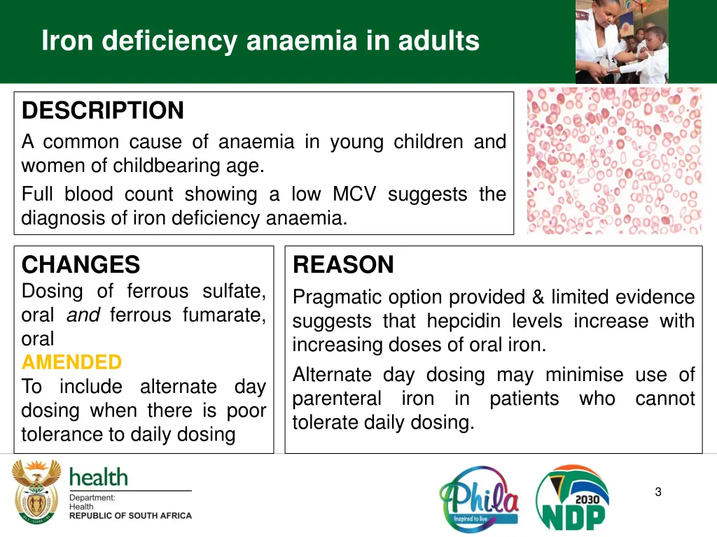 iron deficiency anaemia in adults