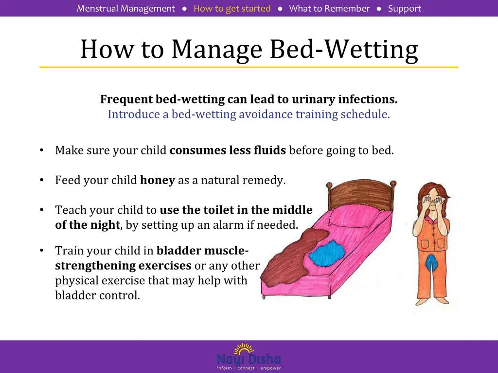 menstrual management how to get started what 5