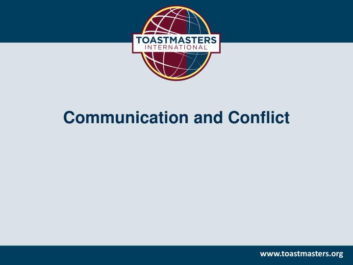 communication and conflict