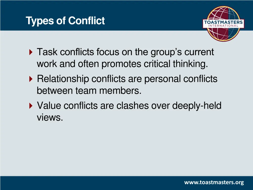 types of conflict