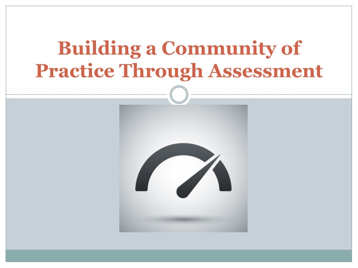 building a community of practice through