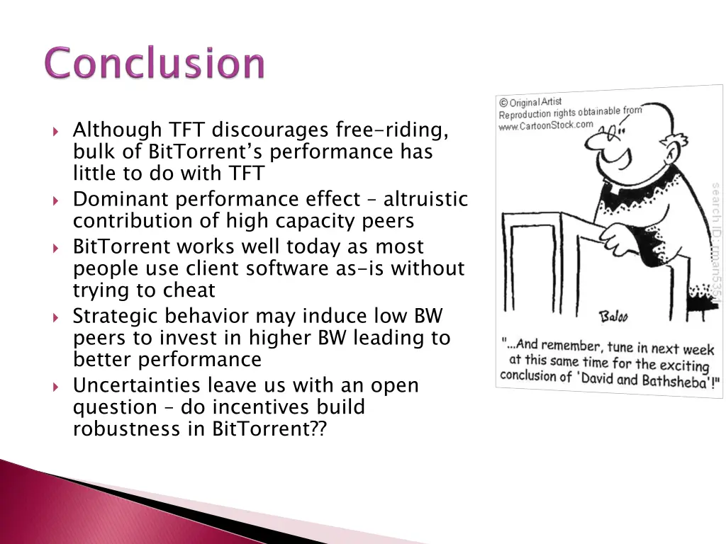 although tft discourages free riding bulk