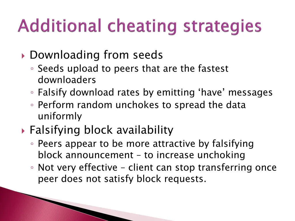 downloading from seeds seeds upload to peers that