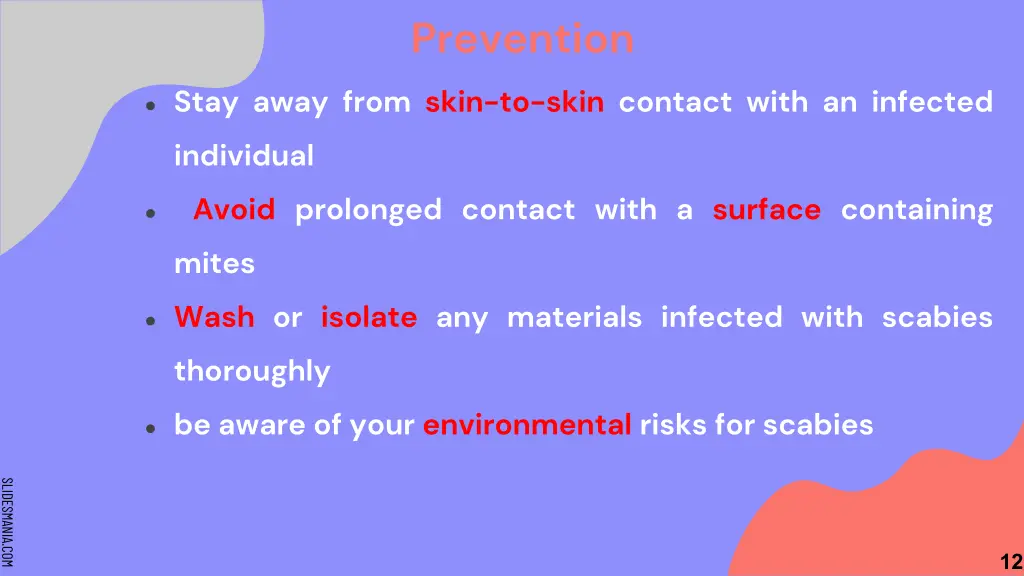 prevention