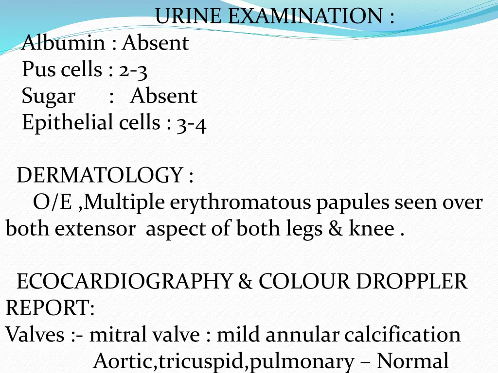 urine examination