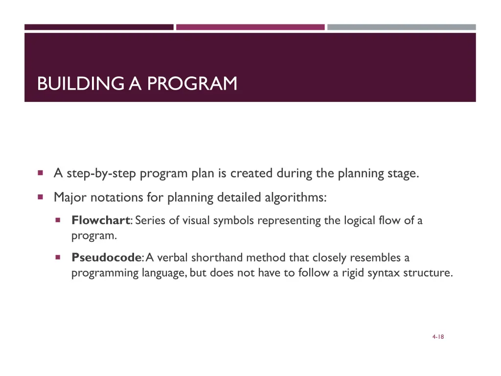 building a program 2
