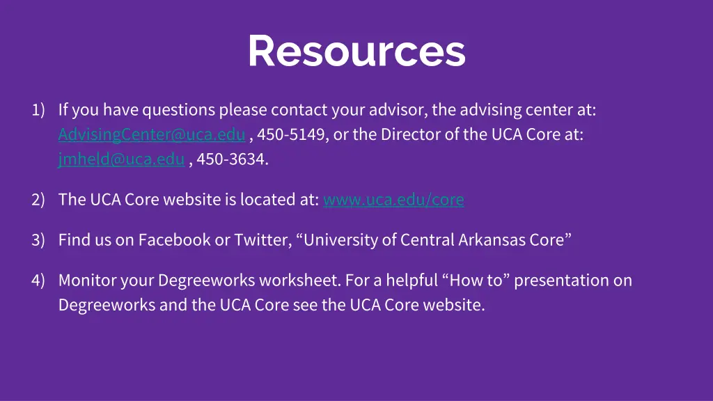 resources
