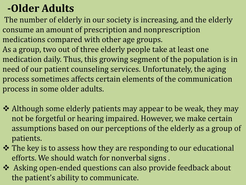 older adults the number of elderly in our society