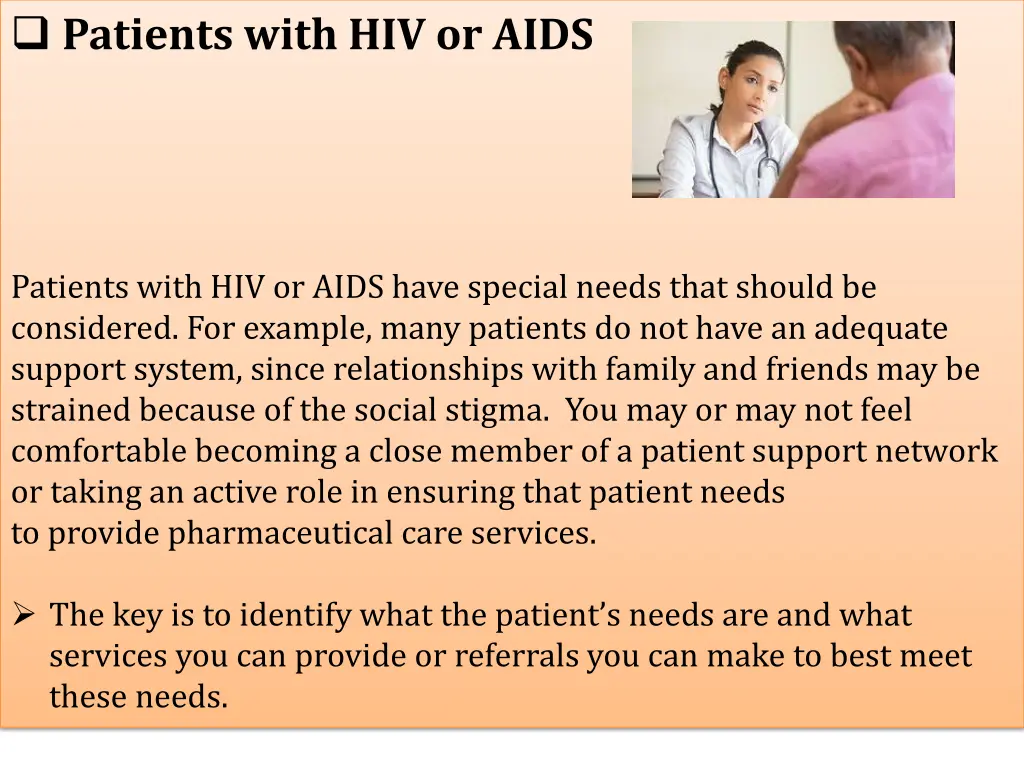 patients with hiv or aids