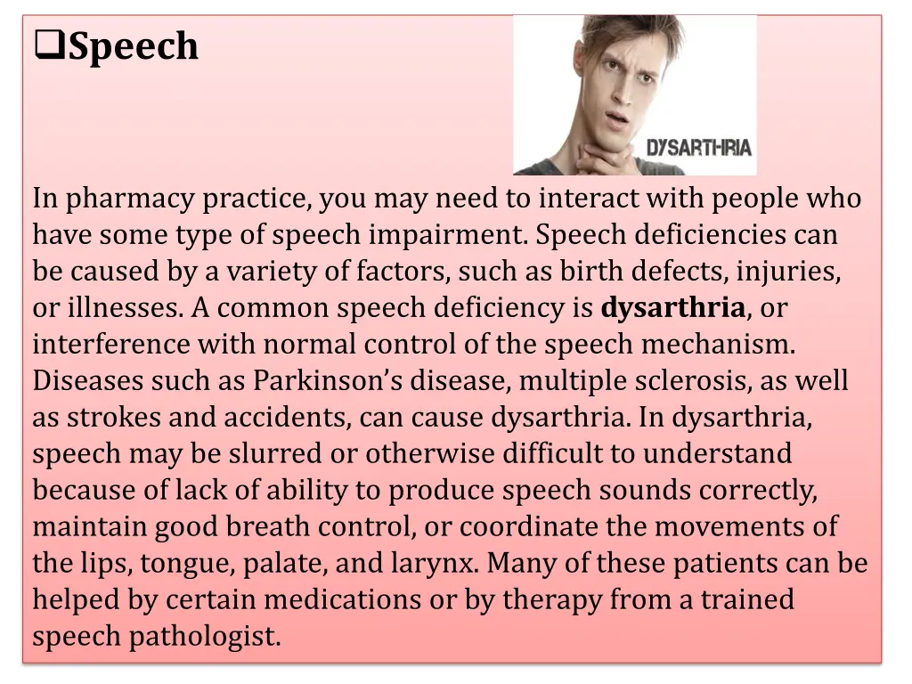 speech