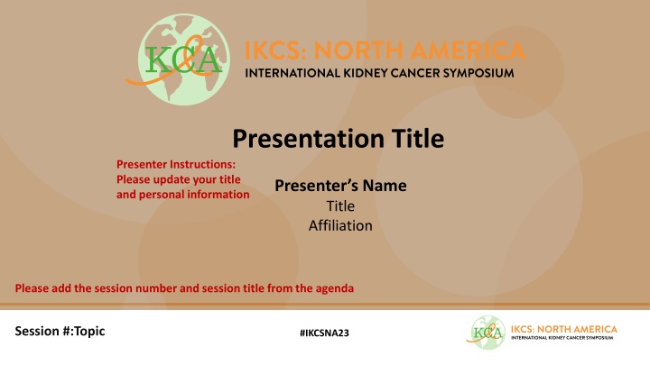 presentation title