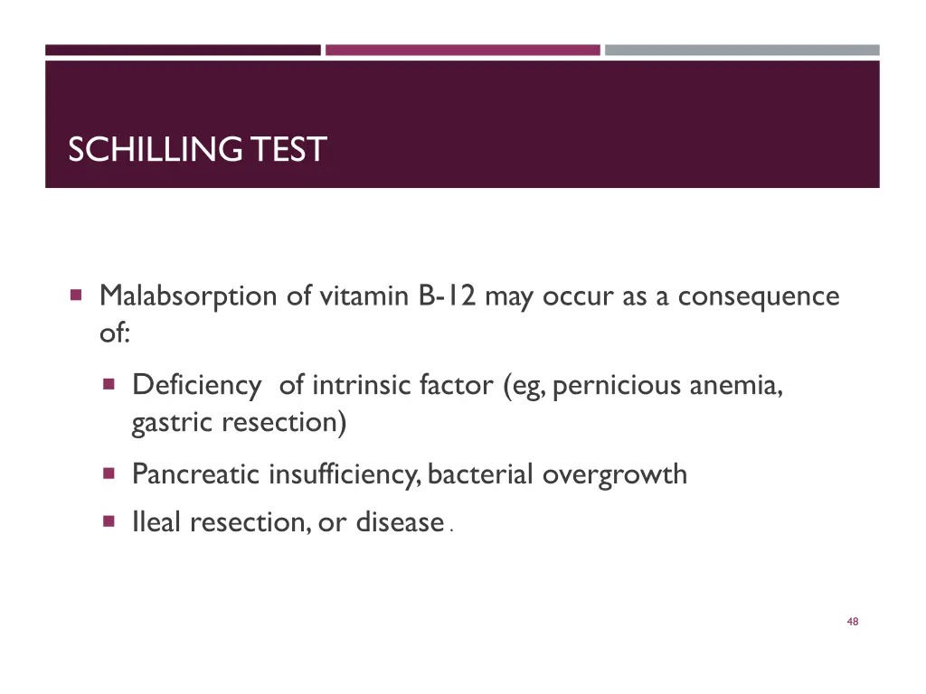 schilling test
