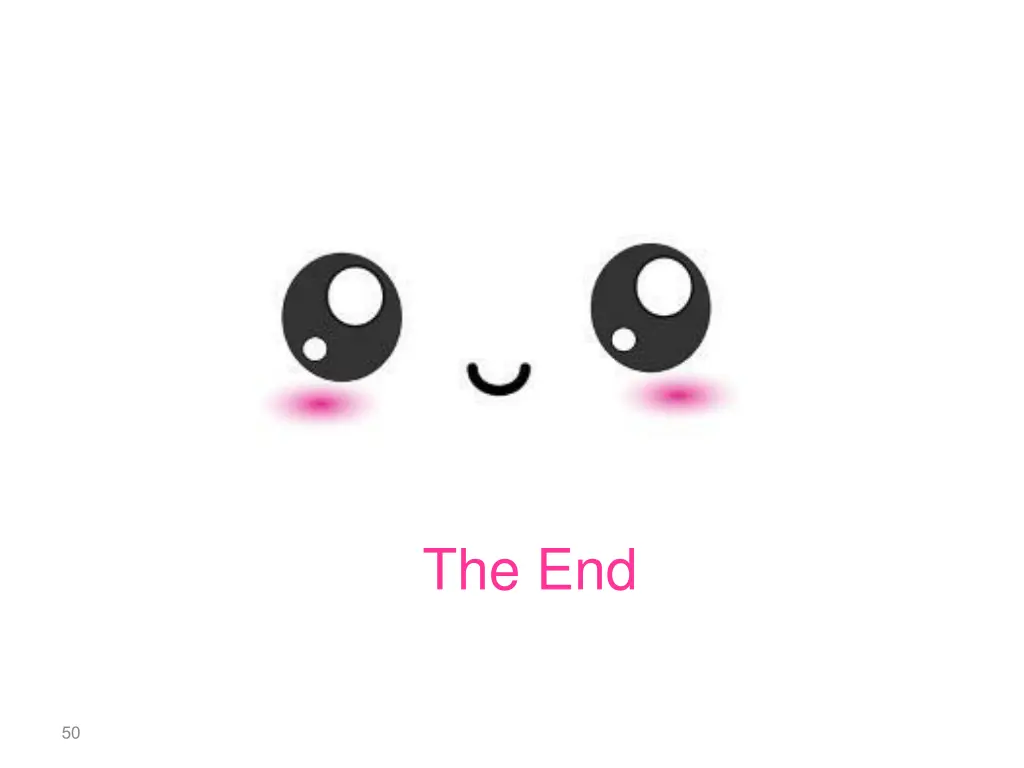 the end