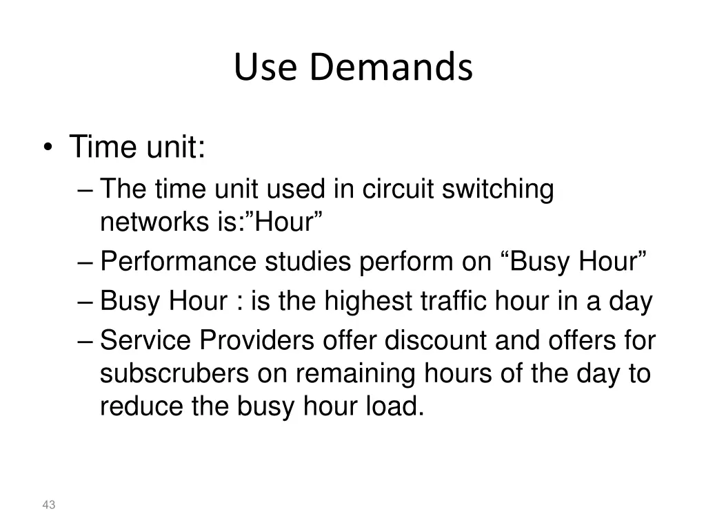 use demands 2