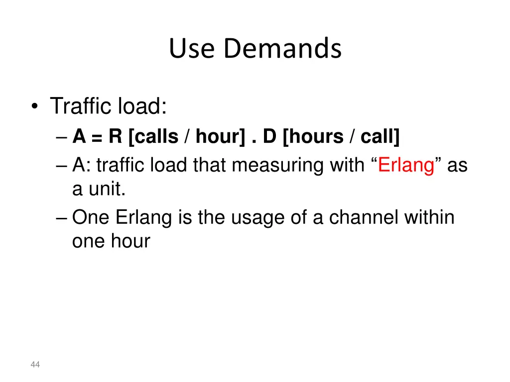 use demands 3