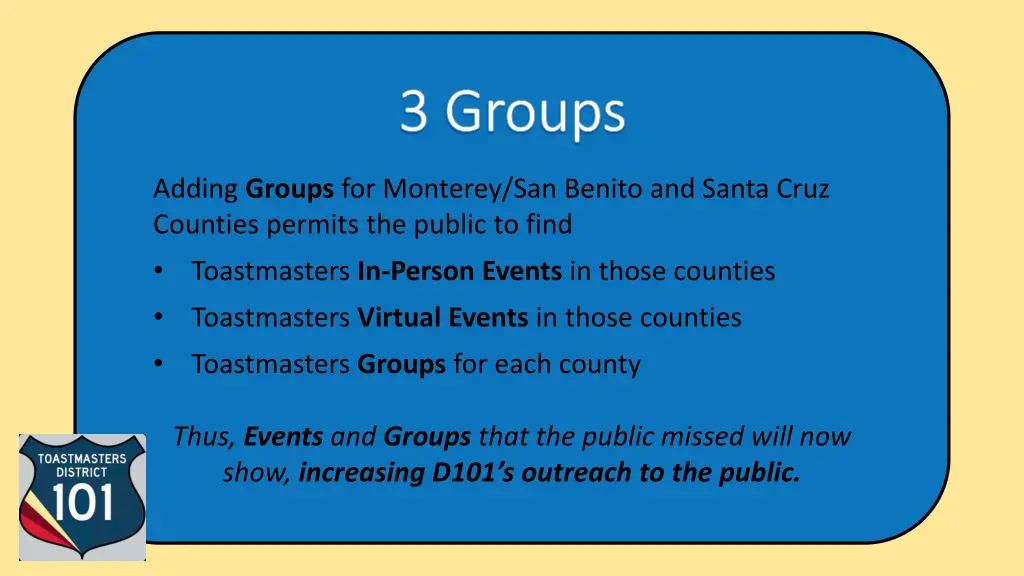 3 groups 3 groups