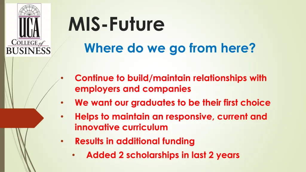 mis future where do we go from here