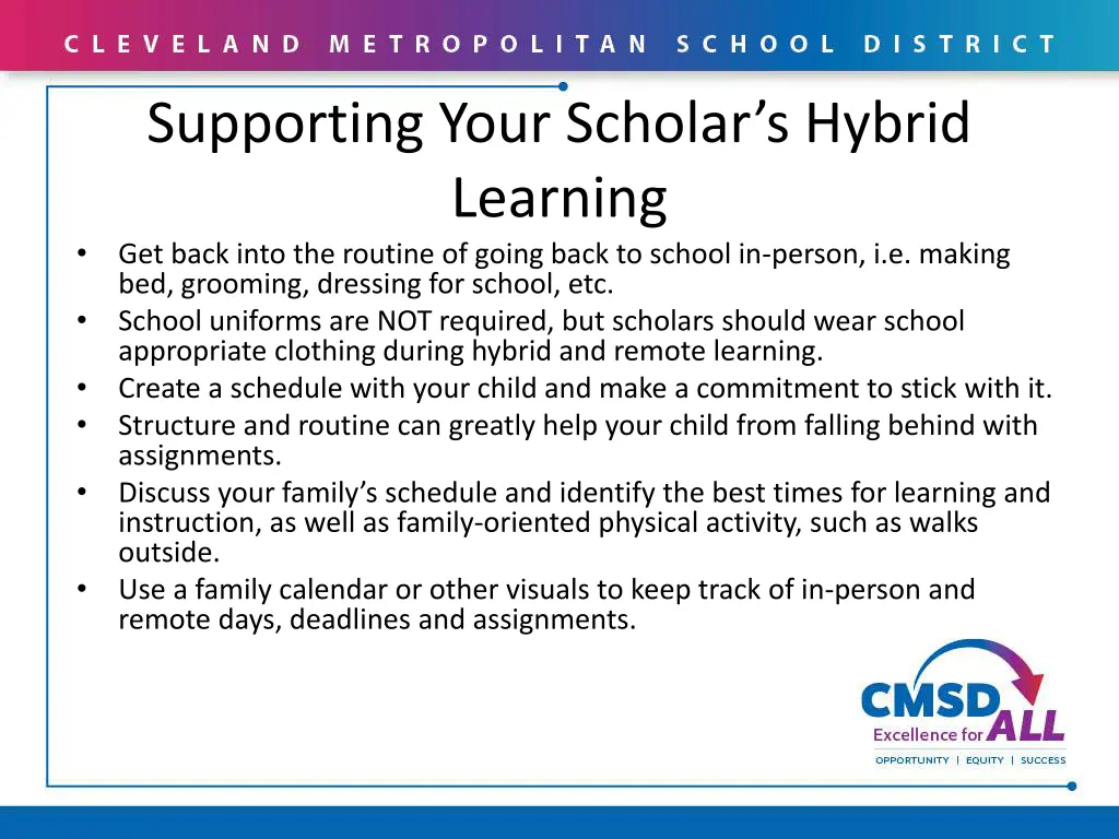 supporting your scholar s hybrid learning