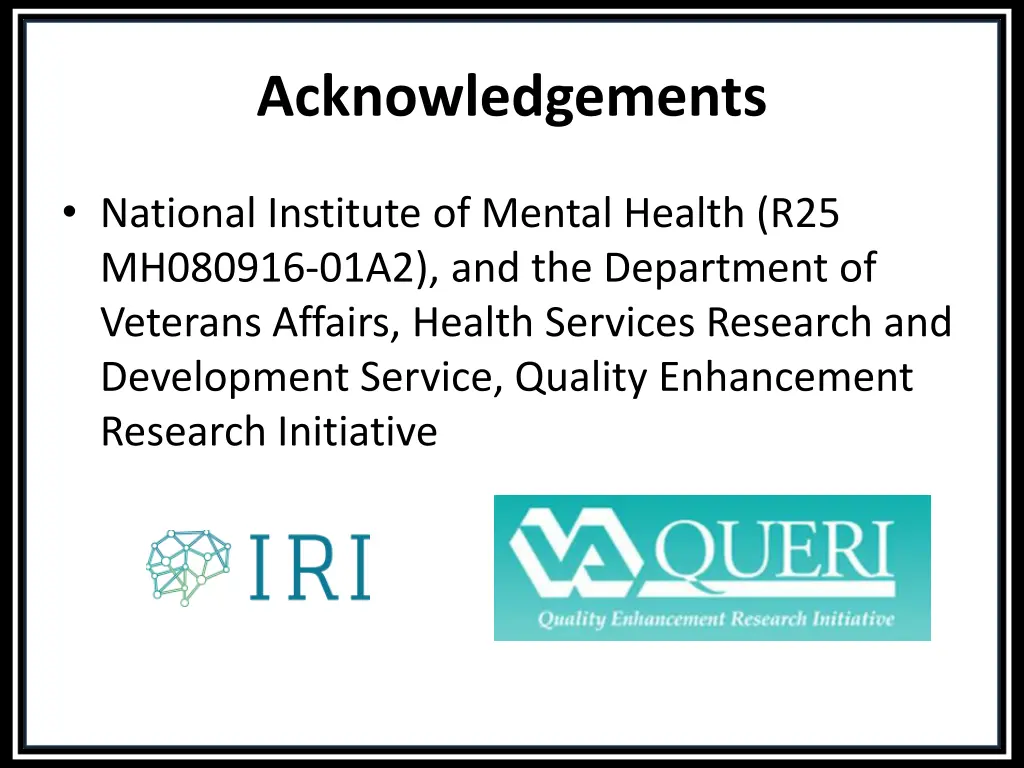 acknowledgements