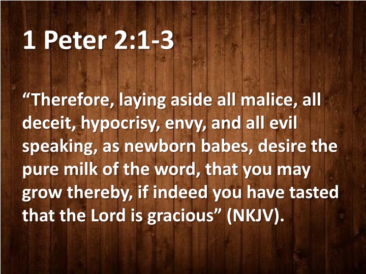 1 peter 2 1 3