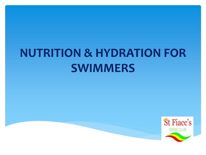 nutrition hydration for swimmers