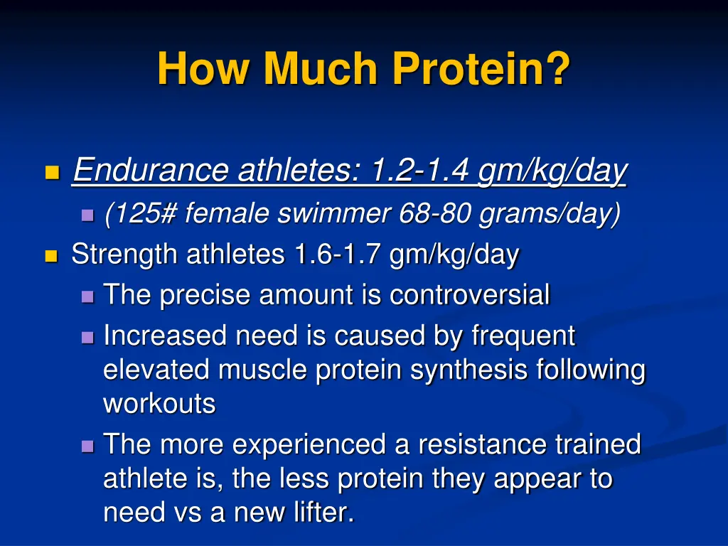 how much protein