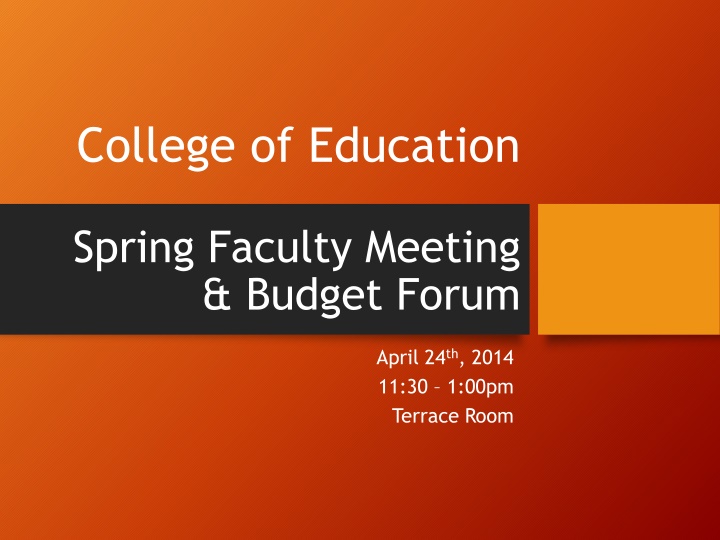 college of education