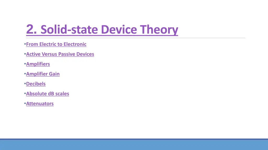 2 solid state device theory