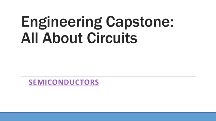 engineering capstone all about circuits
