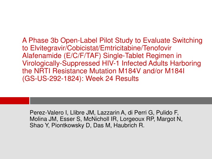 a phase 3b open label pilot study to evaluate