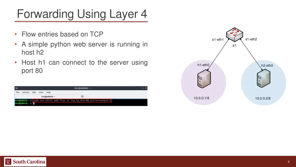 forwarding using layer 4