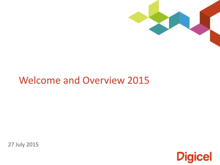 welcome and overview 2015