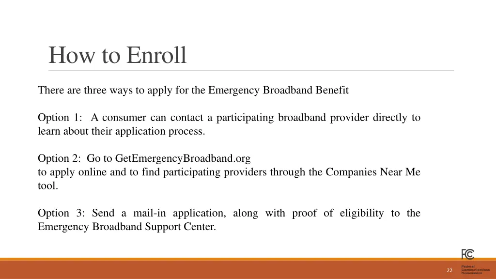 how to enroll