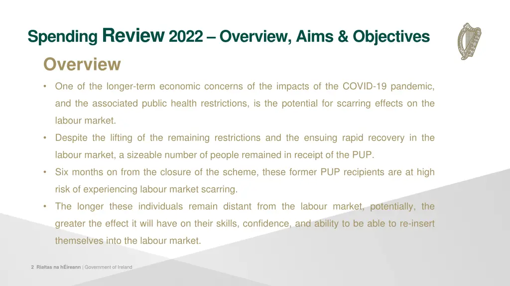 spending review 2022 overview aims objectives