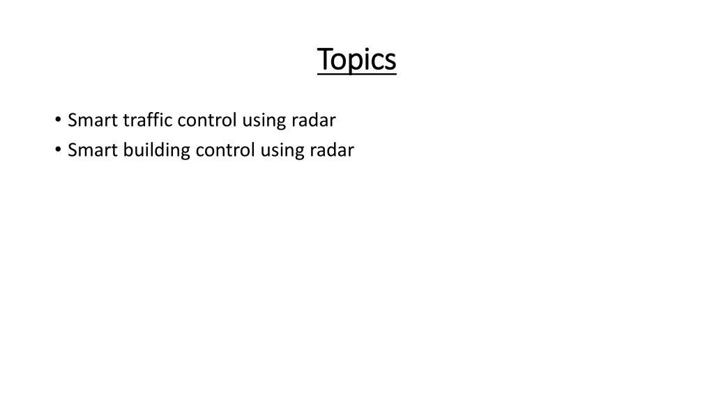 topics topics