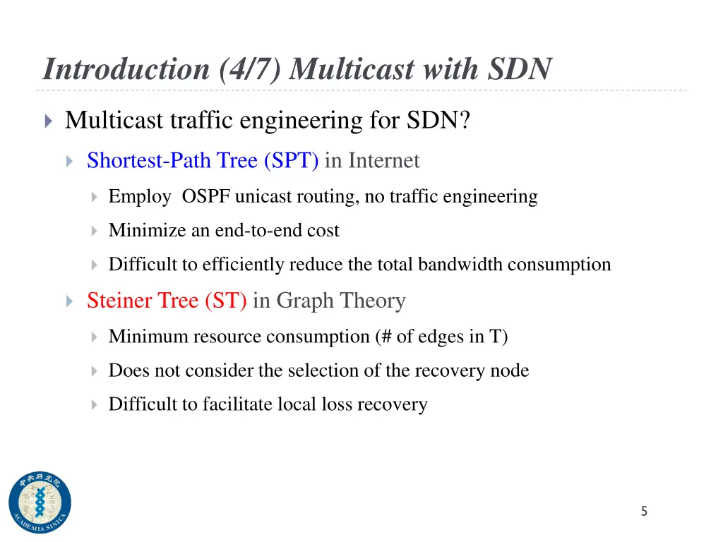 introduction 4 7 multicast with sdn