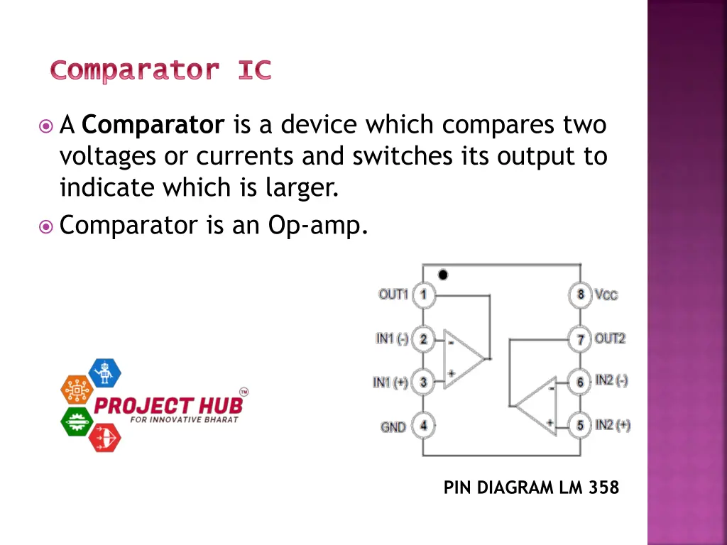 comparator ic comparator ic