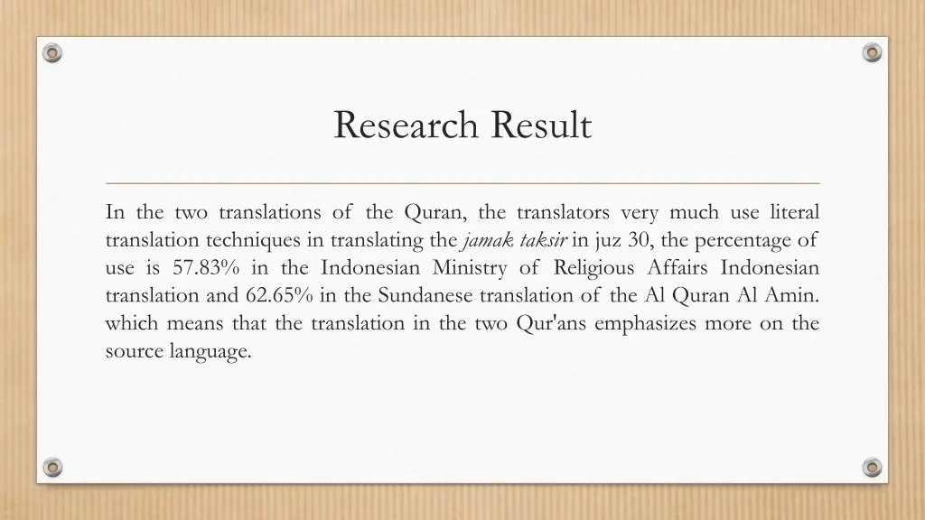 research result 2