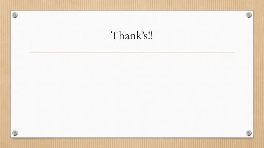 thank s
