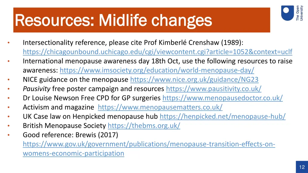 resources midlife changes resources midlife