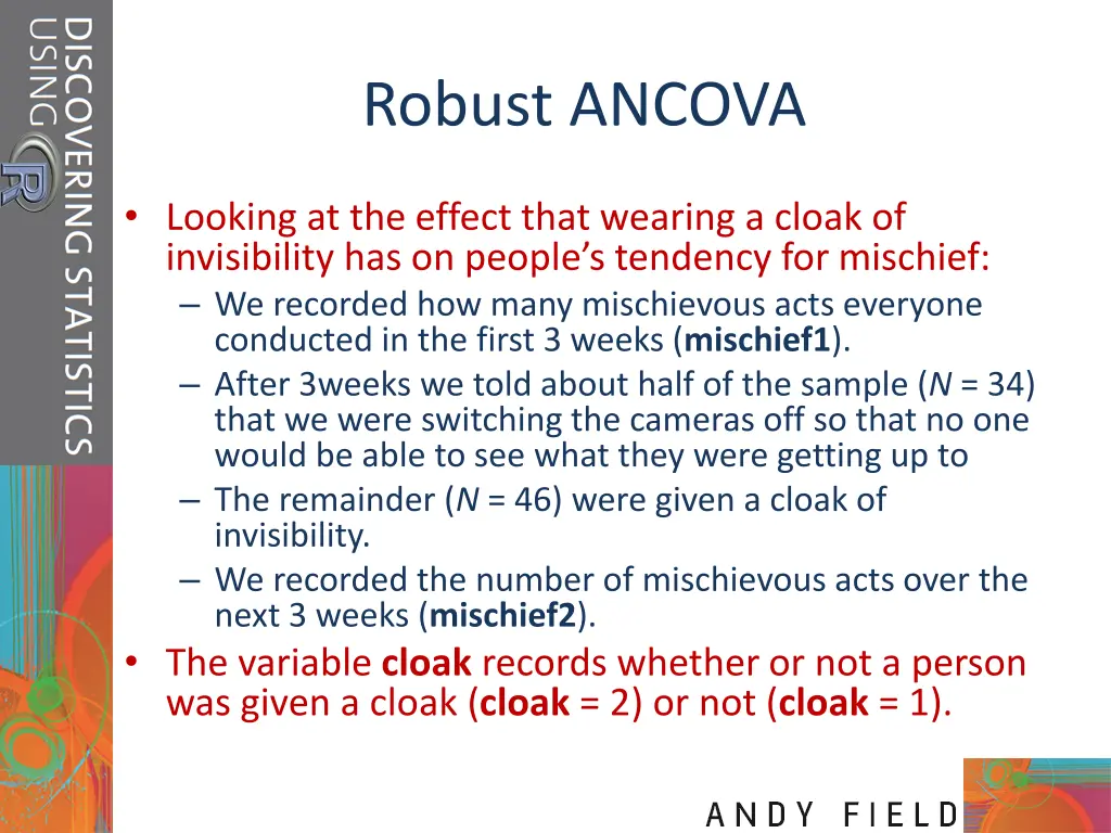 robust ancova