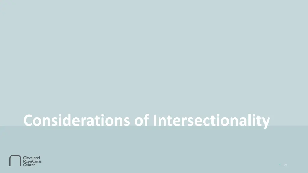 considerations of intersectionality