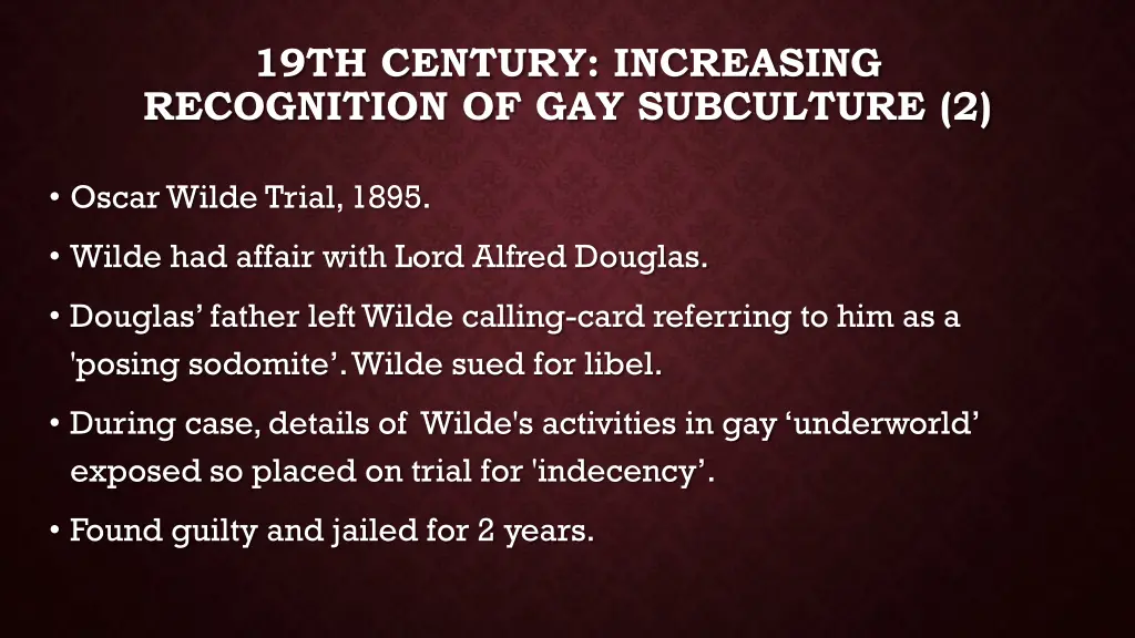 19th century increasing recognition