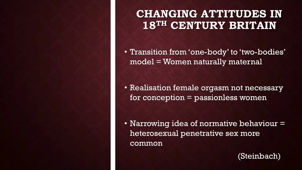changing attitudes in 18 th century britain