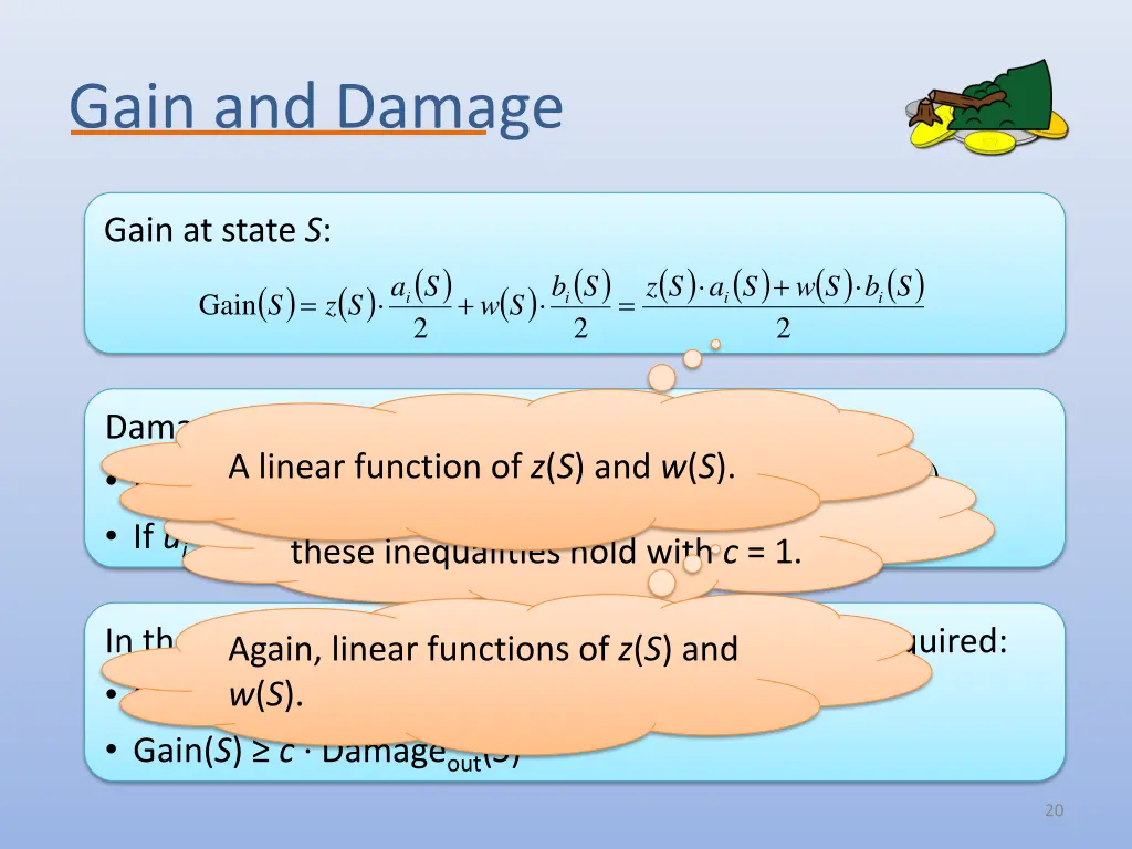 gain and damage
