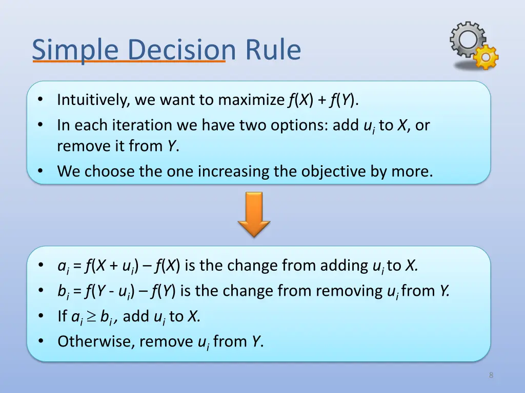 simple decision rule