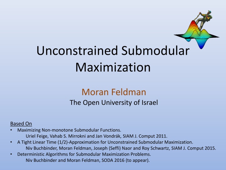 unconstrained submodular maximization