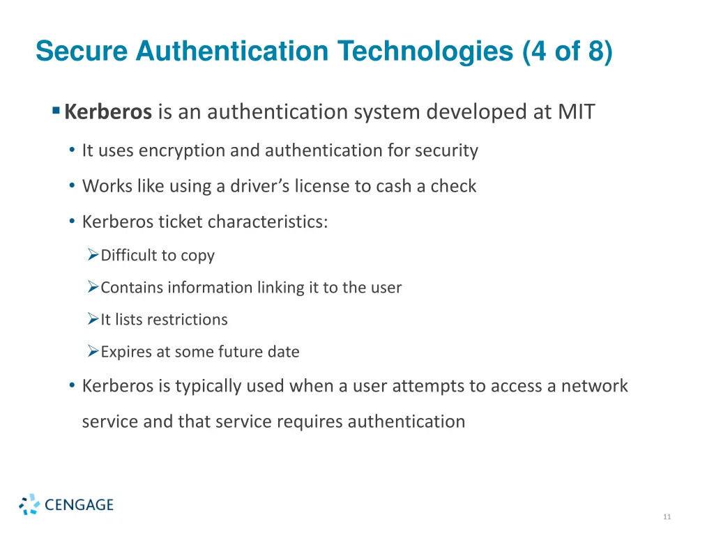 secure authentication technologies 4 of 8