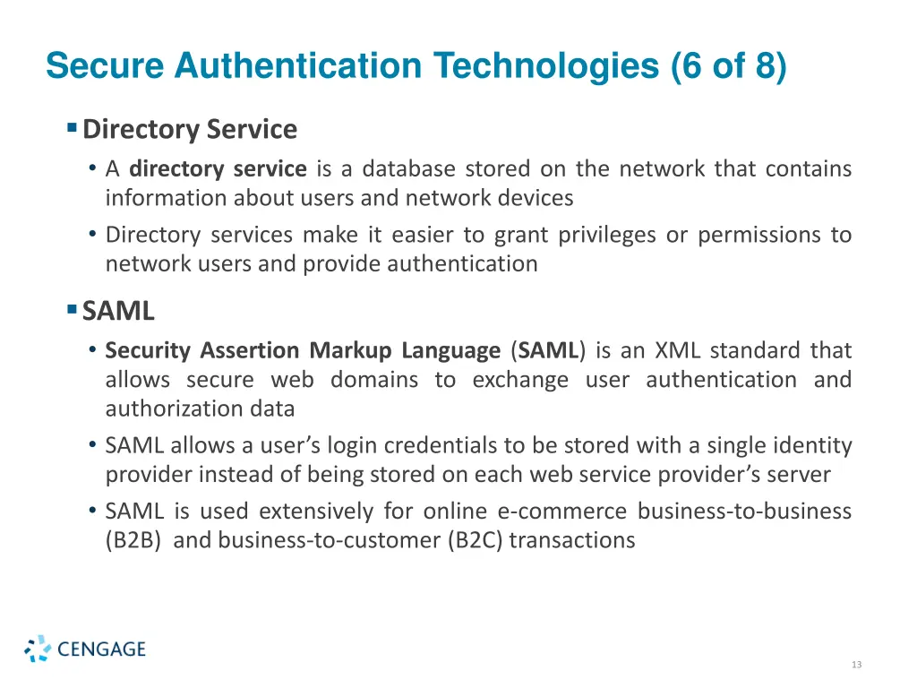 secure authentication technologies 6 of 8